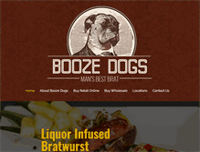 Tablet Screenshot of boozedogs.com
